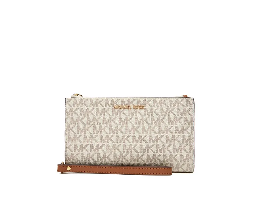 obrazek 1 MICHAEL Michael Kors Duży Portfel Damski Jet Set 32F1GJ6W4B Beżowy