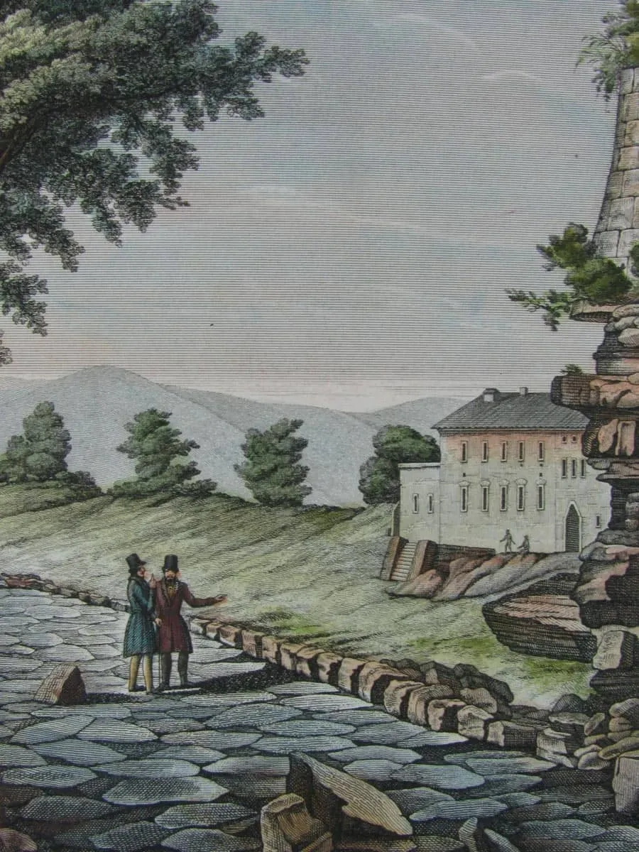 obrazek 2 Giarrè Widok na Drogę Appijską i Grobowiec Pompejusza