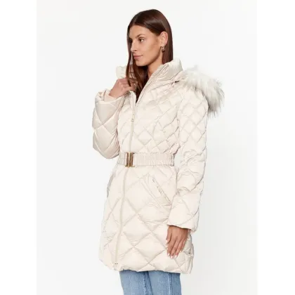 Zdjęcie Guess Płaszcz zimowy W3BL36 WEX52 Beżowy Regular Fit