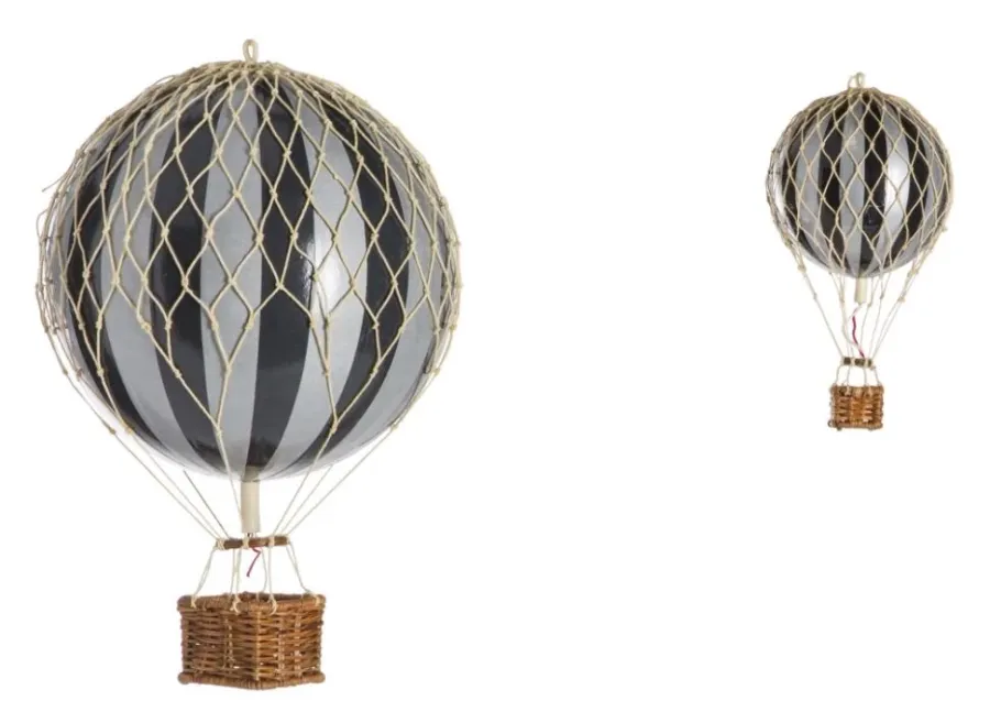 obrazek 4 Zachwycający balon ozdobny w kolorze czarno-srebrnym