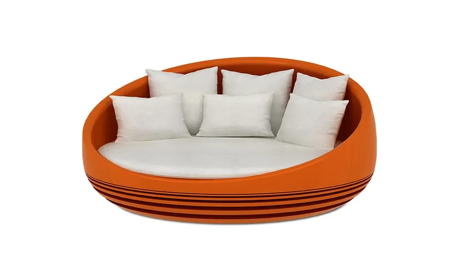 obrazek 4 Okrągła, elegancka sofa retro  - Bitangra