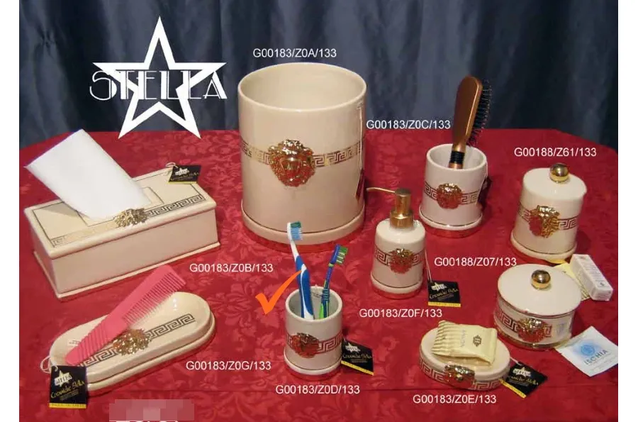 obrazek 1 Ceramiczny kubek na szczoteczki do zębów