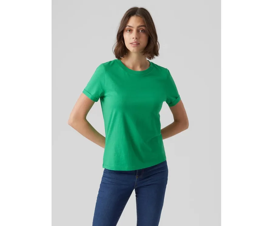 obrazek 1 Vero Moda T-Shirt 10243889 Zielony Regular Fit
