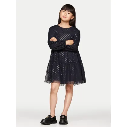 Zdjęcie Tommy Hilfiger Sukienka codzienna KG0KG08210 M Granatowy Regular Fit