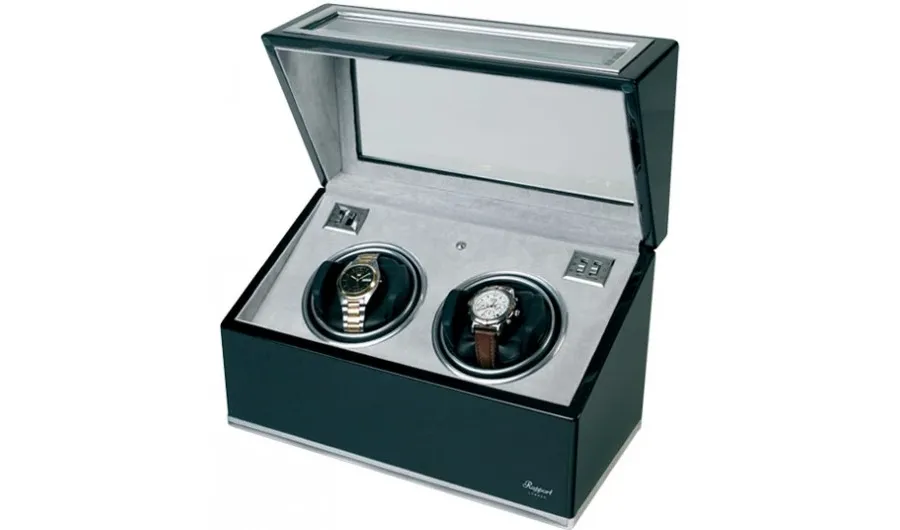 obrazek 1 Rotomat na 2 zegarki Ebony + Aluminium Duo W262