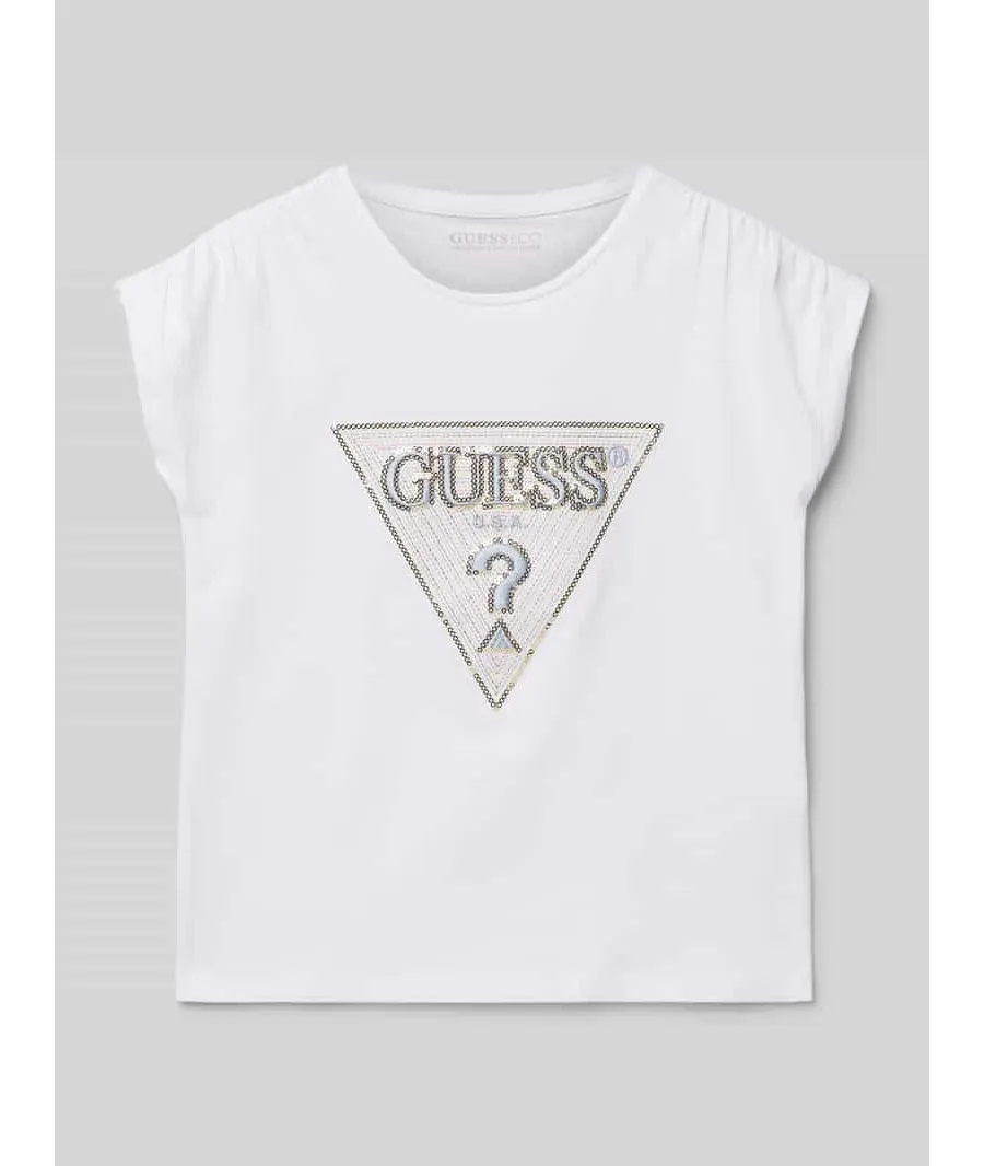 obrazek 1 T-shirt z cekinowym obszyciem model ‘BATWING’