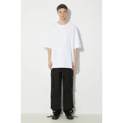 Zdjęcie Vans t-shirt bawełniany Premium Standards SS T-Shirt LX męski kolor biały gładki VN000GBYWHT1