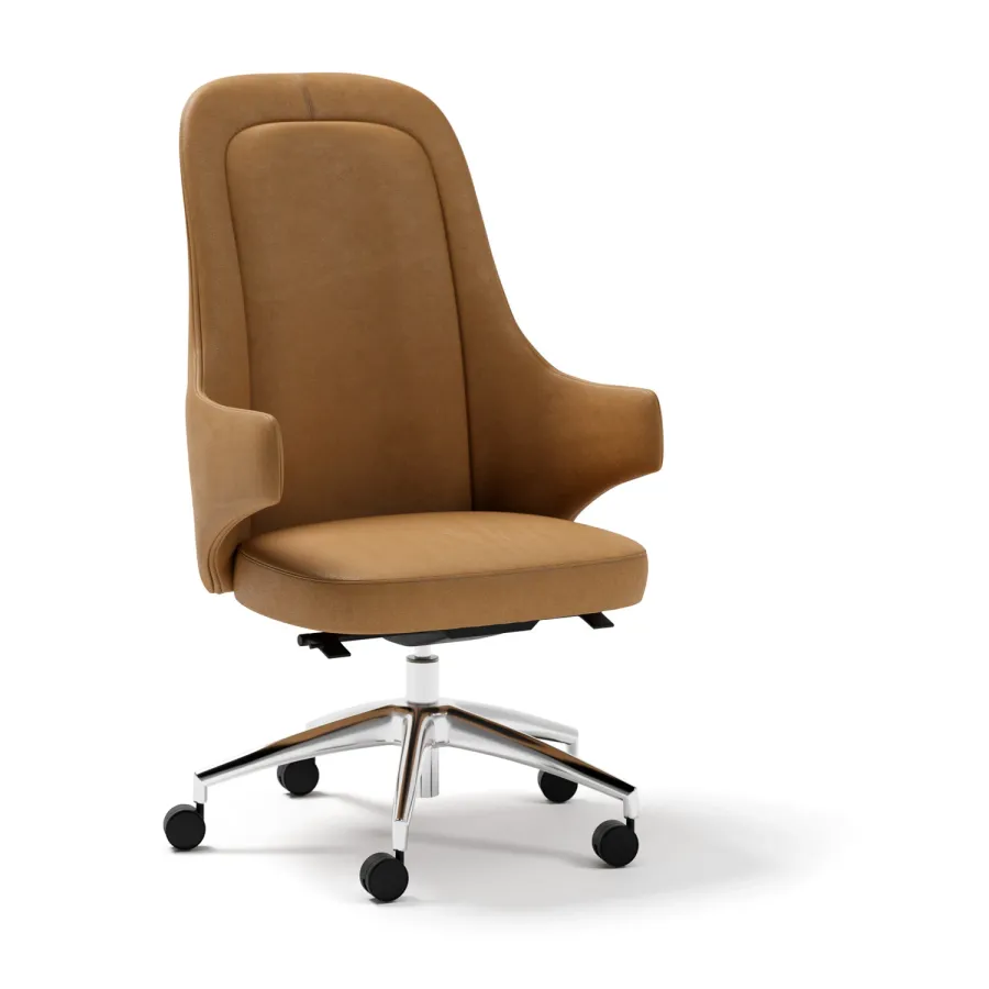 obrazek 5 Luksusowe obrotowe krzesło biurowe w stylu modernistycznym do gabinetu lub biura - prosto z Włoch