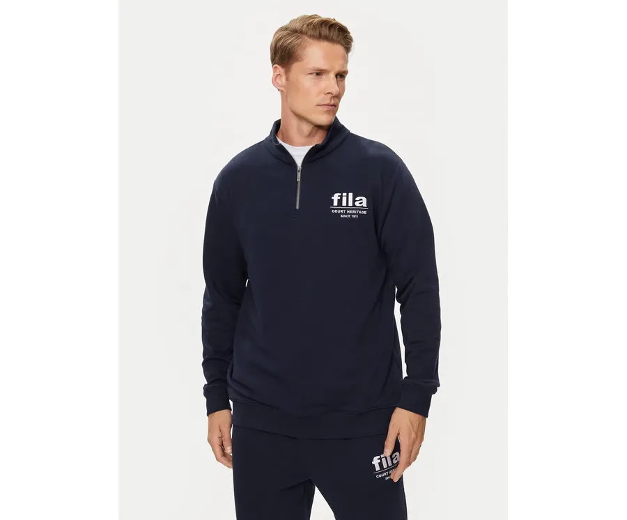 obrazek 1 Fila Bluza FAM0660 Granatowy Regular Fit