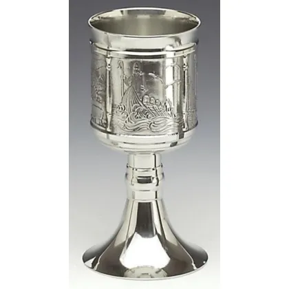 Picture Beautiful chalice of St. Patrick's Day made of pewter