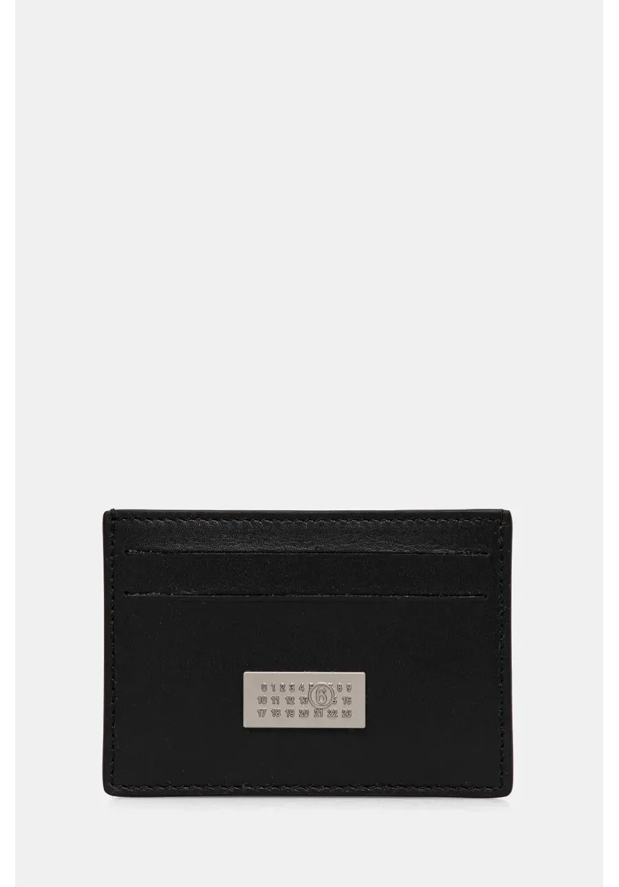 obrazek 1 MM6 Maison Margiela etui na karty skórzane kolor czarny SA5UI0013.P7258