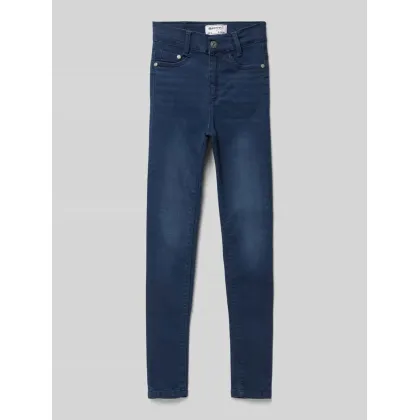 Zdjęcie Jeansy z wysokim stanem o kroju slim fit z dodatkiem streczu