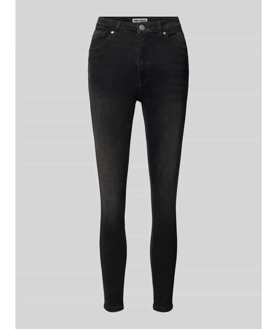 obrazek 1 Jeansy o kroju skinny fit z 5 kieszeniami