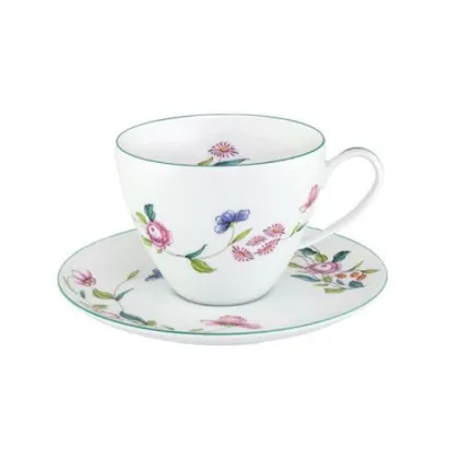 Zdjęcie Portugalska porcelanowa filiżanka ze spodkiem do herbaty