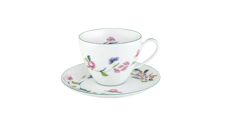 obrazek 1 Portugalska porcelanowa filiżanka ze spodkiem do herbaty