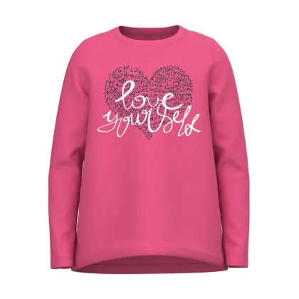 Zdjęcie NAME IT Bluzka 13218897 Różowy Relaxed Fit