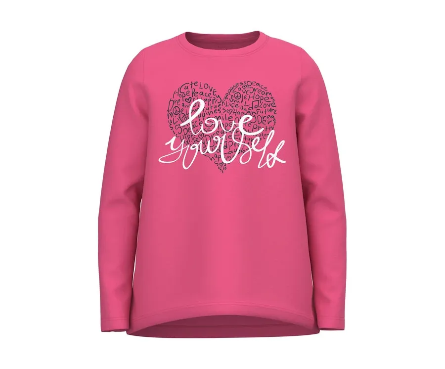 obrazek 1 NAME IT Bluzka 13218897 Różowy Relaxed Fit