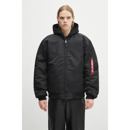 Zdjęcie Alpha Industries kurtka bomber MA-1 D-Tec Studio LW kolor czarny przejściowa 156143