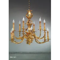 Picture Gilded bronze chandelier in the Louis XIV style