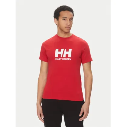 Zdjęcie Helly Hansen T-Shirt Logo 54596 Czerwony Regular Fit