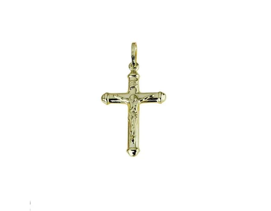 obrazek 1 Elegancki męski krzyż z Chrystusem wym.27x16mm.