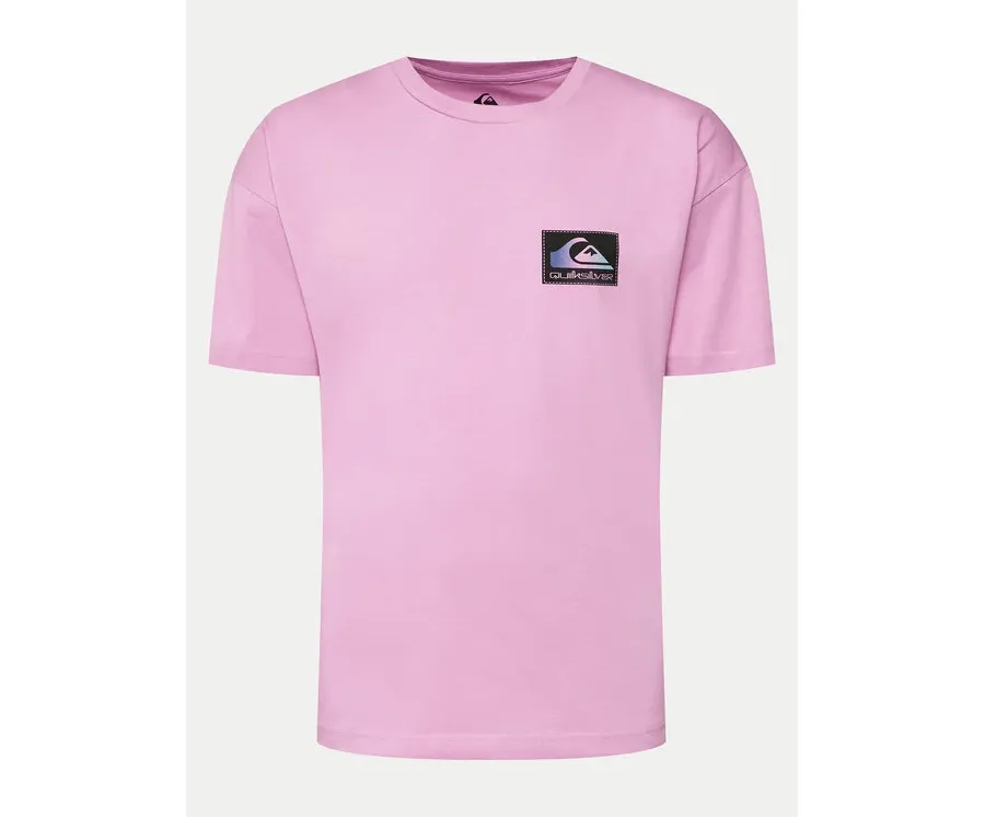 obrazek 1 Quiksilver T-Shirt Back Flash EQYZT07605 Różowy Regular Fit