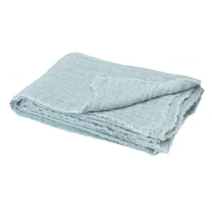 Zdjęcie Prosto z Francji - koc lniany Jade Lune 130x180 cm