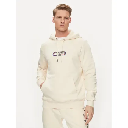 Zdjęcie Tommy Hilfiger Bluza Track Graphic MW0MW34445 Beżowy Regular Fit