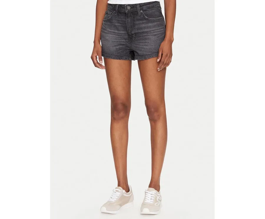 obrazek 1 Guess Szorty jeansowe W5GD0Y D5M71 Czarny Regular Fit