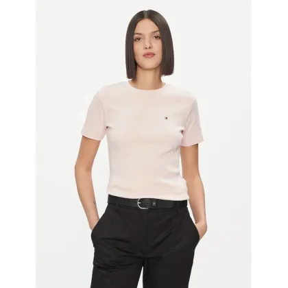 Zdjęcie Tommy Hilfiger T-Shirt New Cody WW0WW40587 Różowy Slim Fit