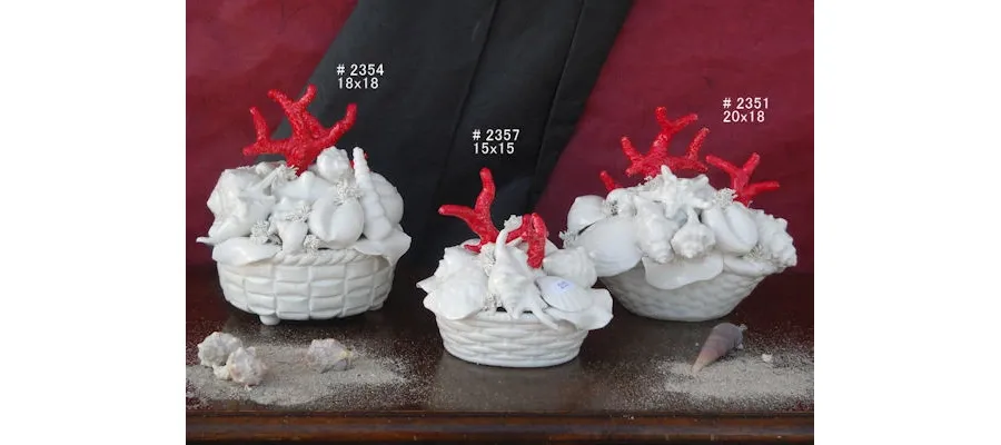picture 1 Maritime basket with shells
