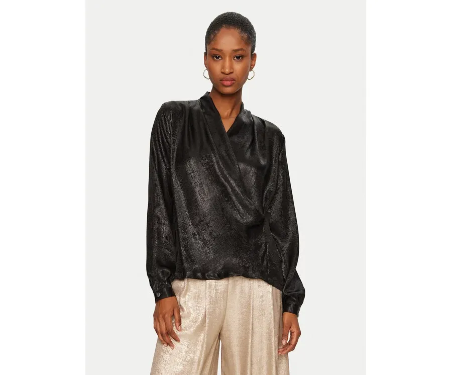 obrazek 1 Rinascimento Bluzka CFC0121735003 Czarny Regular Fit