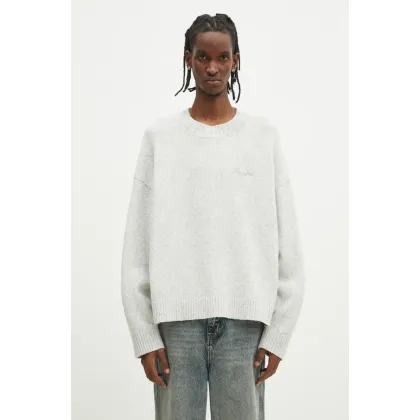 Zdjęcie Represent sweter z domieszką kaszmiru Marled Knit Jumper męski kolor szary lekki MLM3839.50