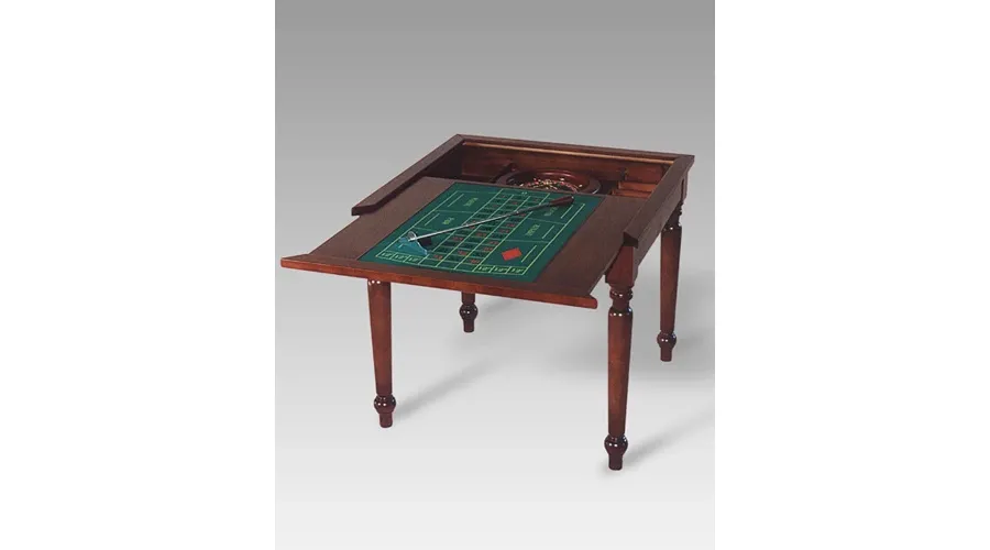 picture 1 Wooden table for playing chess –roulette – cards Crazioni Morini