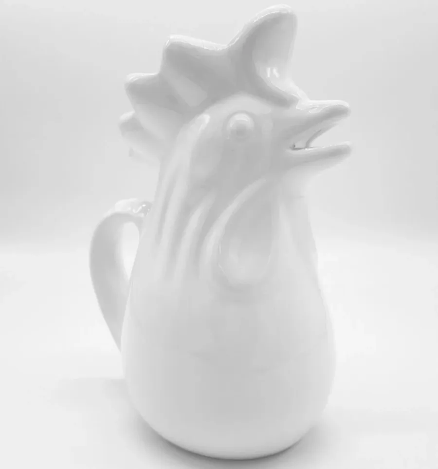 obrazek 2 Stylowy dzbanek ceramiczny w kształcie koguta