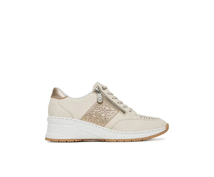 obrazek 1 Rieker Sneakersy N4344-60 Beżowy