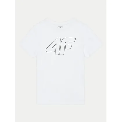Zdjęcie 4F T-Shirt 4FJWMM00TTSHM1627 Biały Regular Fit