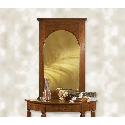 Picture Italian mirror in an original solid wood frame - Zanini