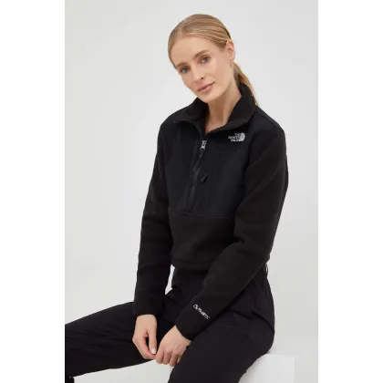 Zdjęcie The North Face bluza Denali Cropped Fleece NF0A7WXYJK31 damska kolor czarny