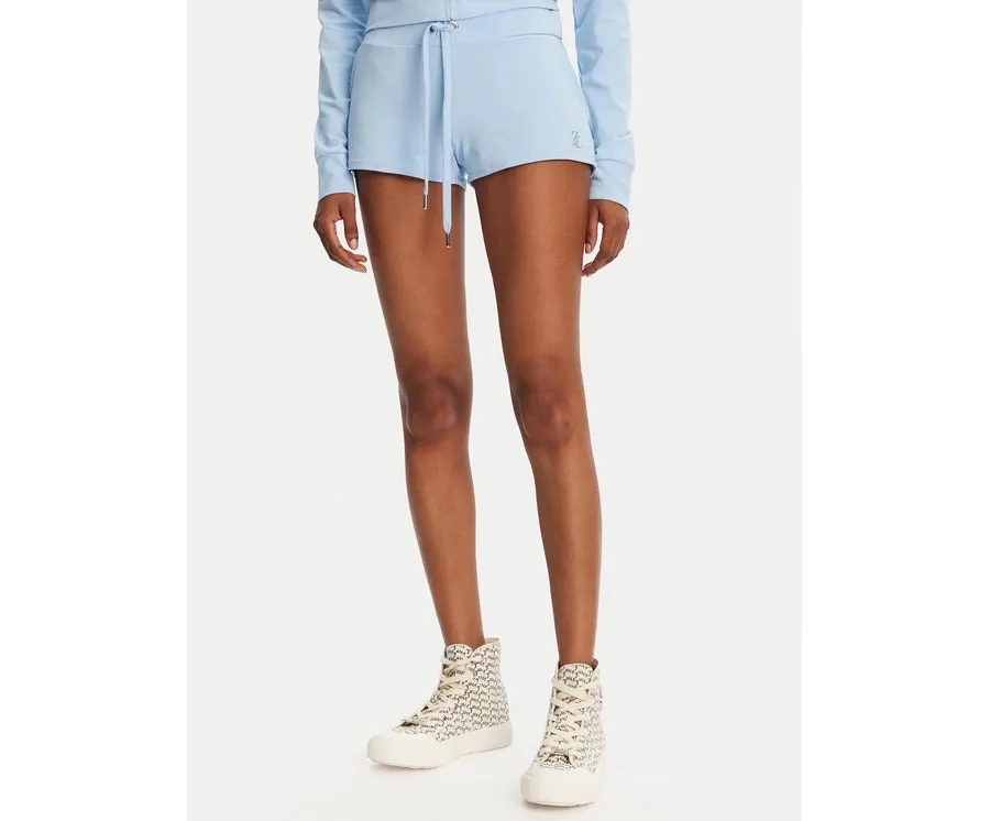 obrazek 1 Juicy Couture Szorty sportowe JCWHS125312 Błękitny Loose Fit
