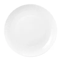 Picture White porcelain flat plate in a classic style - Tettau