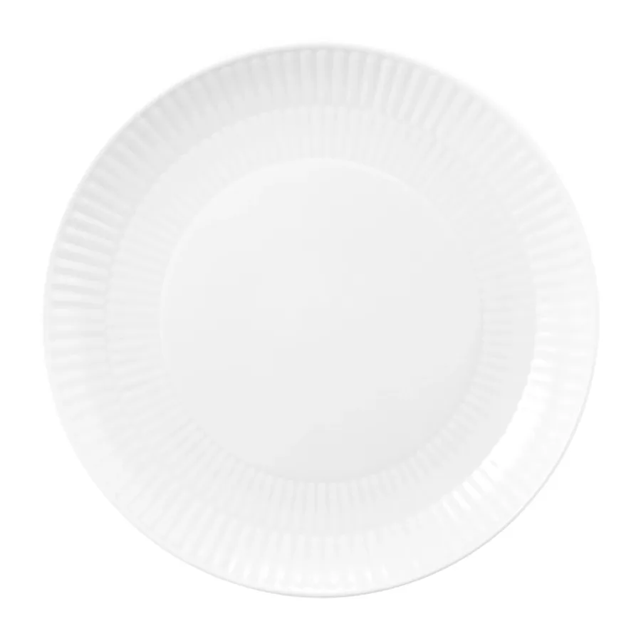 obrazek 1 Biały porcelanowy płaski talerz w stylu klasycznym - Tettau