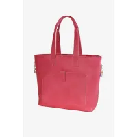 Picture Designer pink shopper bag made of Italian leather - Terrida