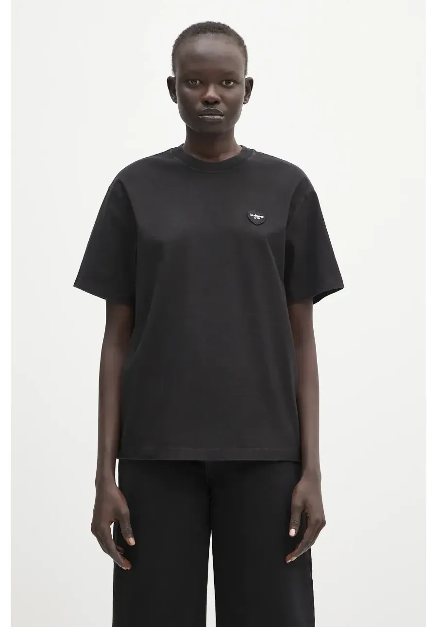 obrazek 1 Carhartt WIP t-shirt bawełniany S/S Ingo T-Shirt damski kolor czarny I034648