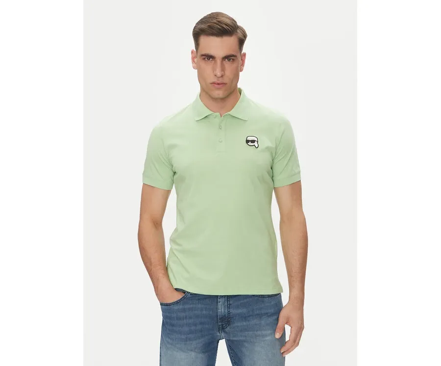 obrazek 1 KARL LAGERFELD Polo 745710 552224 Zielony Regular Fit