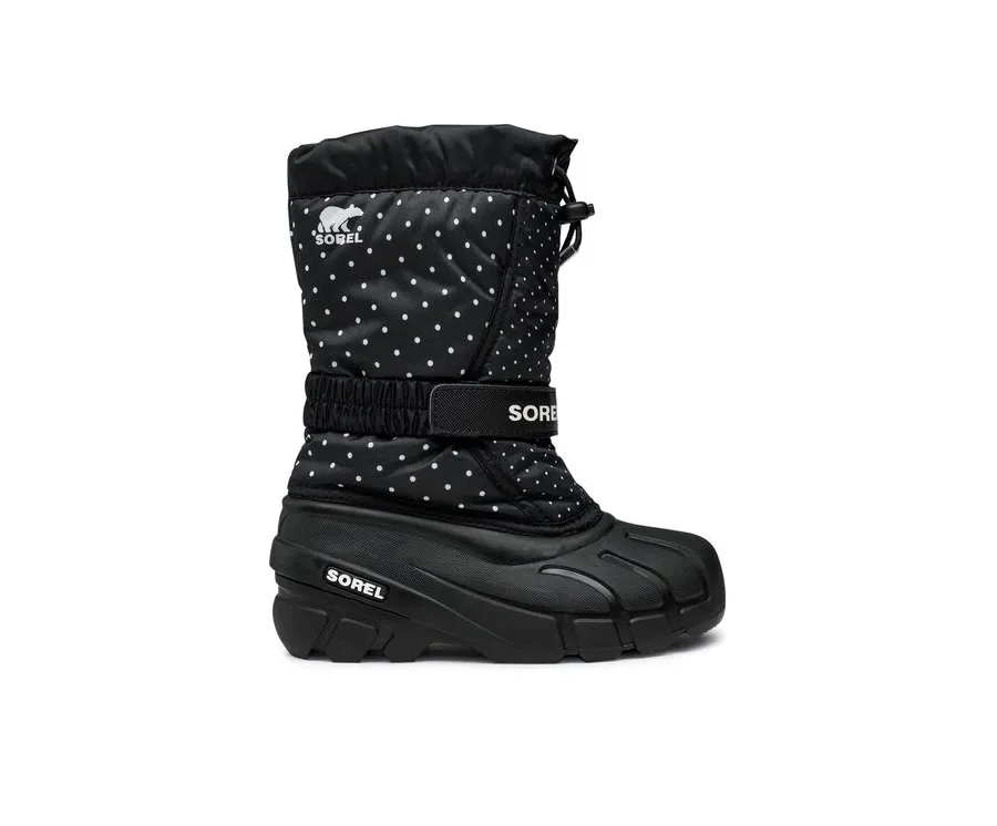 obrazek 1 Sorel Śniegowce Youth Flurry Print NY3503-010 Czarny
