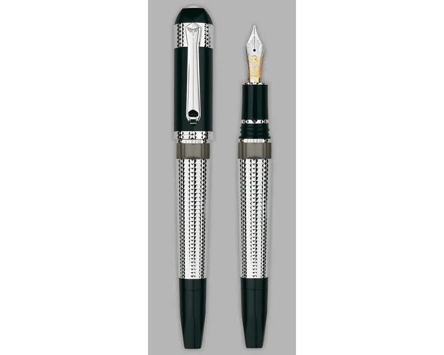 picture 2 Fountain Pen Tibaldi Excelsa Black Platinum