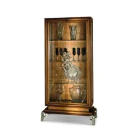 Picture Stylish antique display case with glass doors