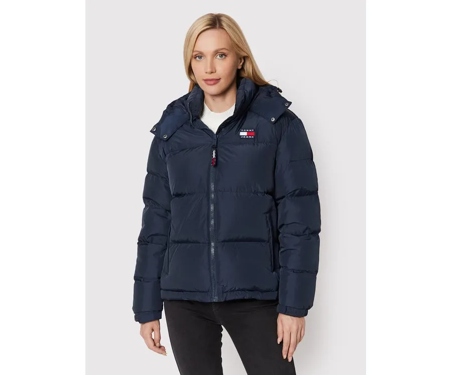 obrazek 1 Tommy Jeans Kurtka puchowa Alaska DW0DW14661 Granatowy Regular Fit