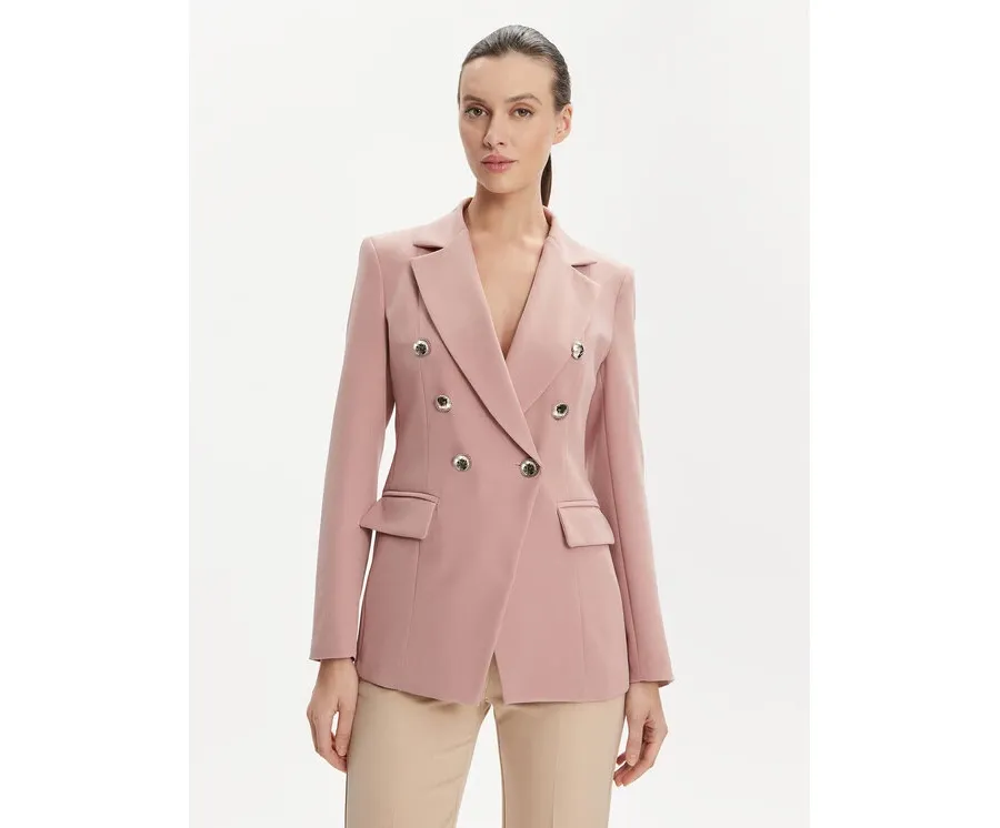 obrazek 1 Maryley Marynarka 24EB139/43BH Różowy Regular Fit